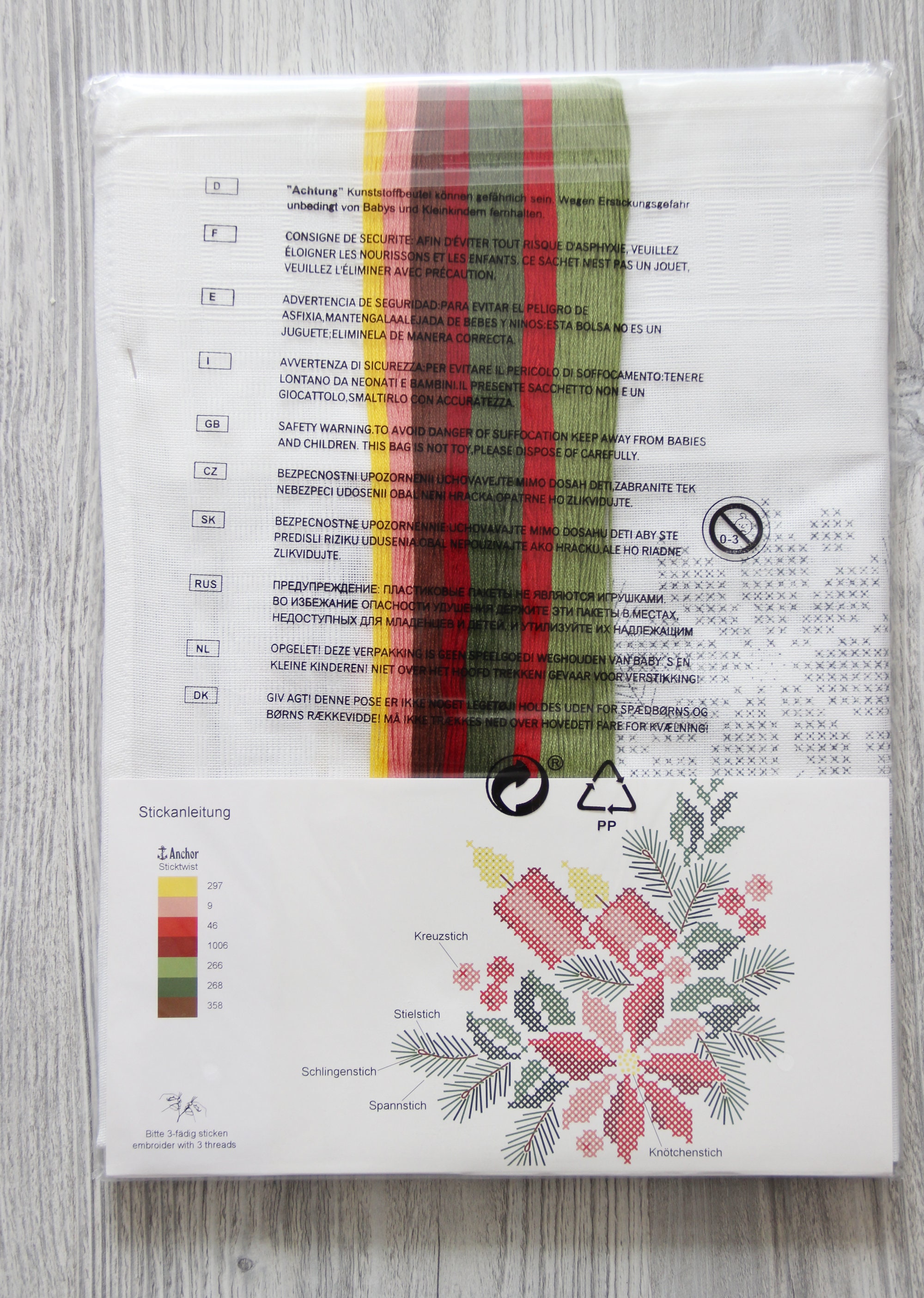 Tablecloth Embroidery Kit Christmas Counted Cross Stitch Kit Etsy