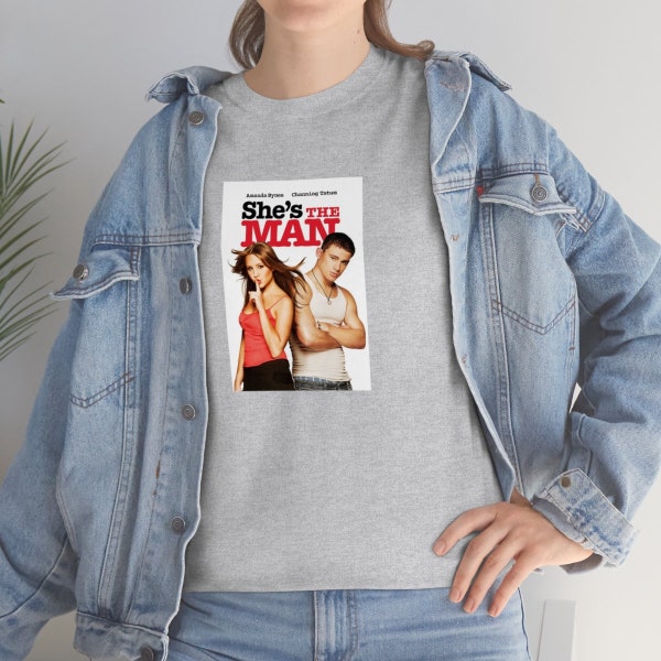 shes the man tshirt, shes the man the movie, amanda bynes, movie quote tshirt