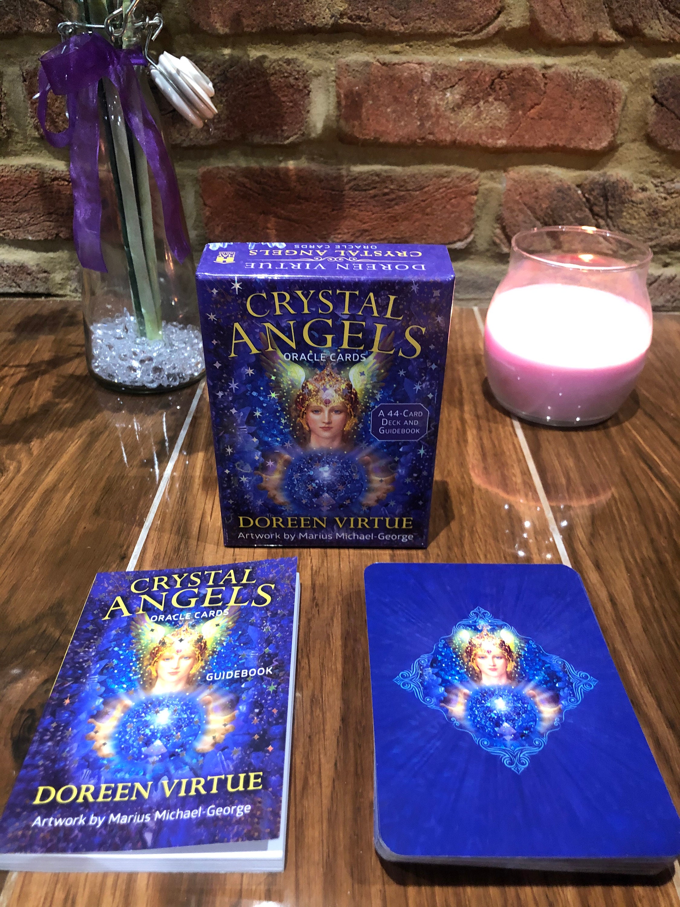 Crystal Angels Oracle Card By Doreen Virtue Oop Etsy