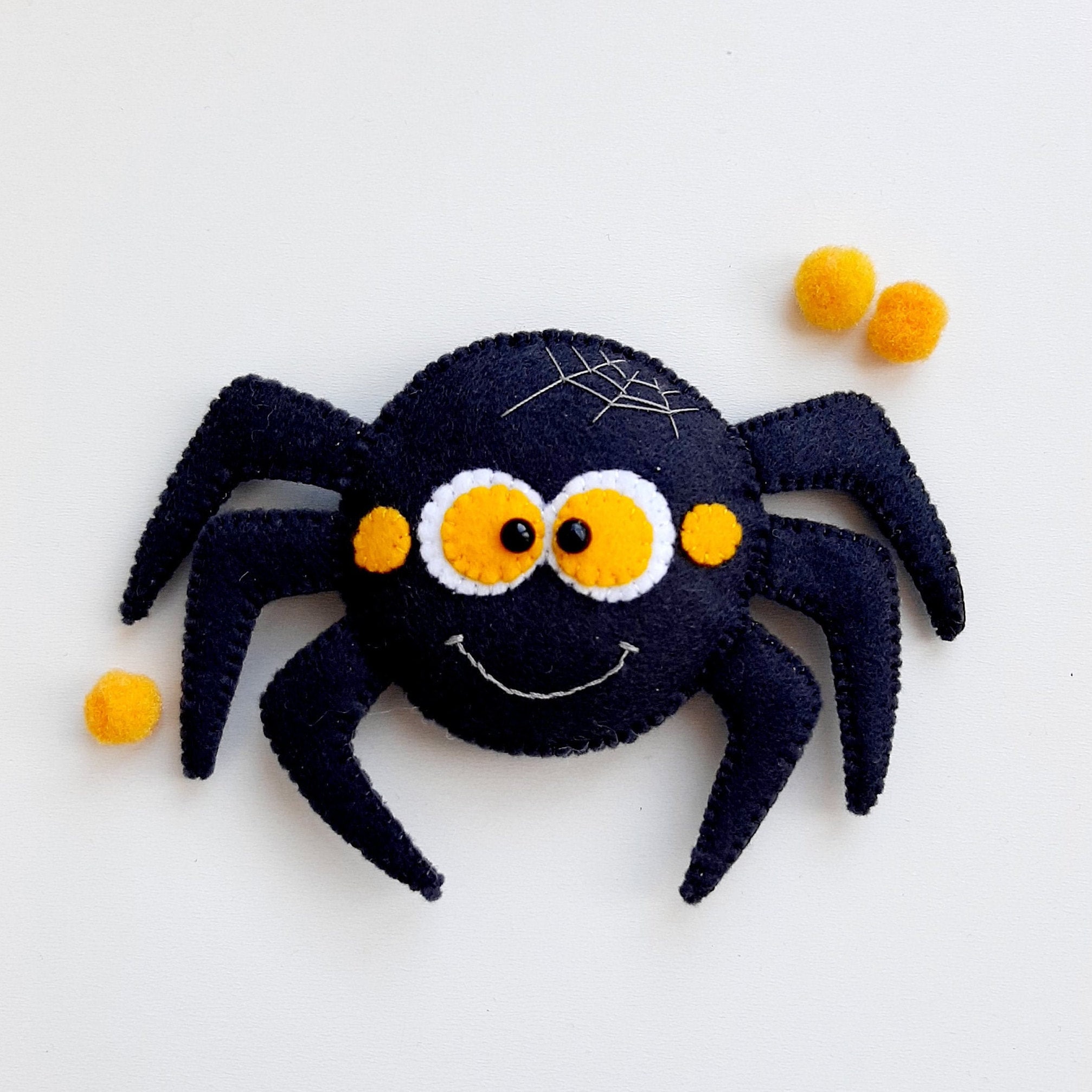 30 Toppe A Forma Di Ragno - Tessuto Non Tessuto, Per Decorazioni Fai Da Te, Halloween, Scrapbooking
