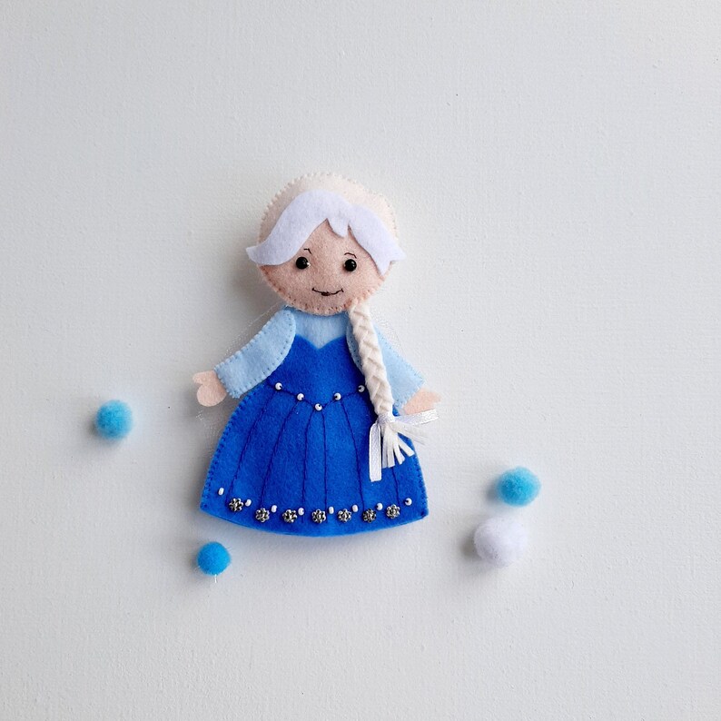 Finger puppets set Frozen toys Birthday present for girl Elsa Etsy
