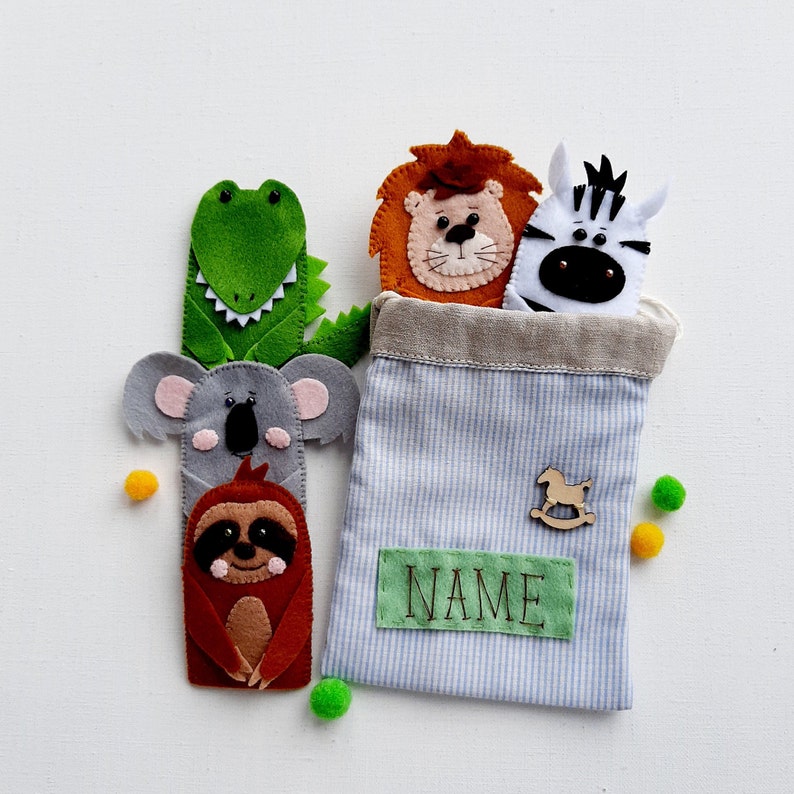 Puppet Labels Finger Puppets Pattern Felt Zoo Puppet Pattern Animals Puppet Theater ...