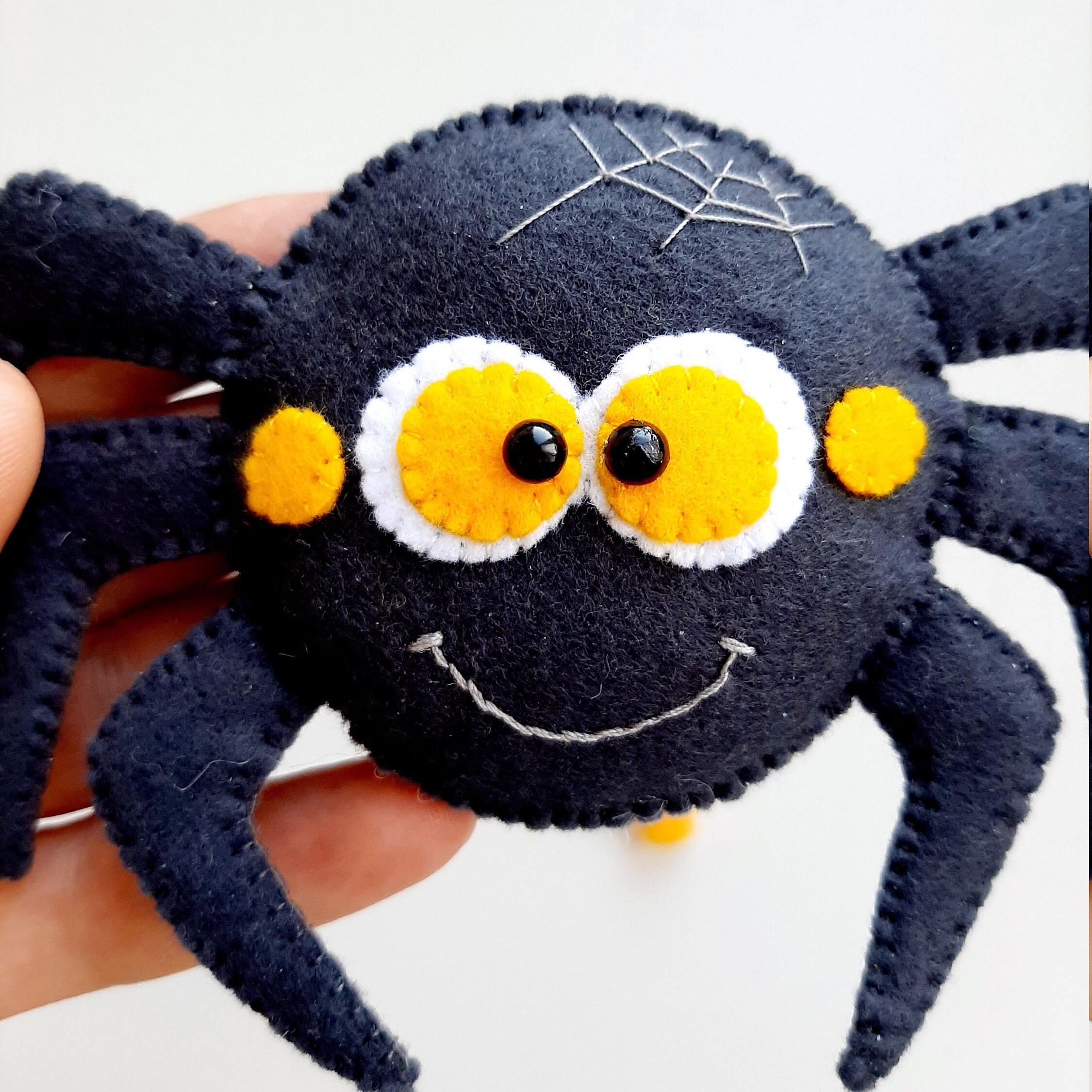 Spider sewing pattern Felt pattern pdf Easy PDF pattern Felt Etsy