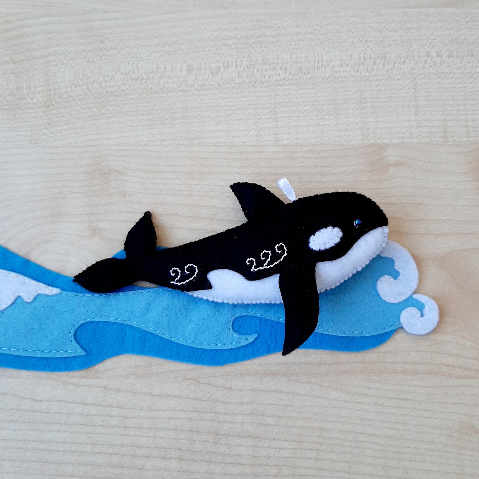 Felt Orca Pattern Killer Whale PDF Pattern Easy Orca Stuffed Animal ...