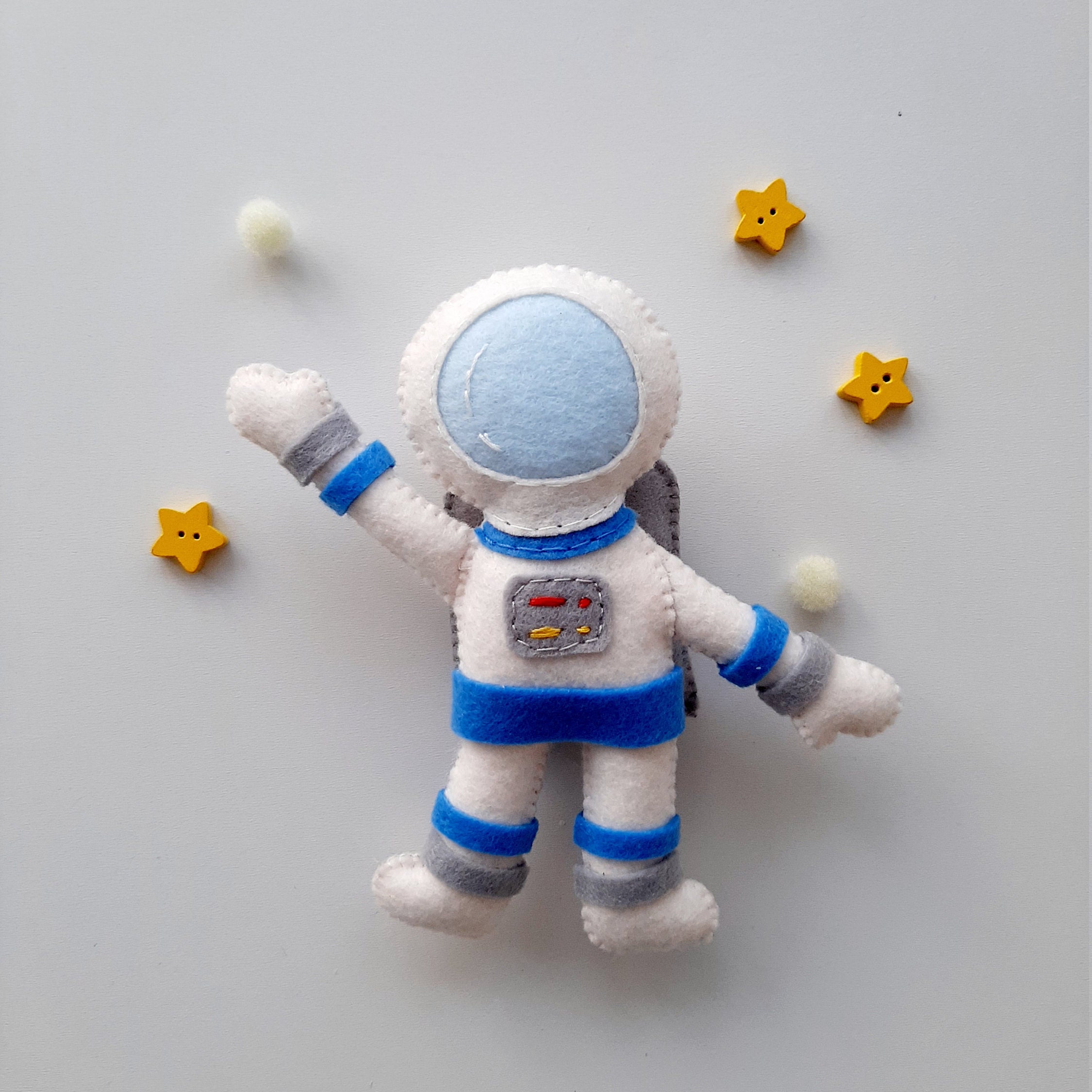 Felt Astronaut Rocket Pattern Pdf Space Ornaments Astronaut - Etsy
