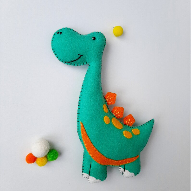 Dinosaur Sewing Pattern Pdf Felt Toys Pattern Pdf Felt Etsy