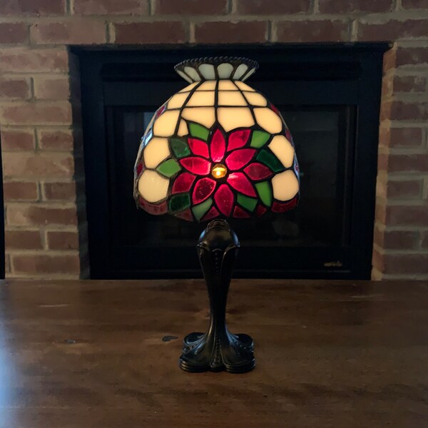 Partylite Stained Glass Lamp Etsy
