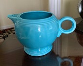 Vintage Fiesta Turquoise 44 oz. Teapot- No Lid Circa 1988-1992