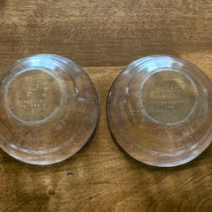 Vintage Set of 2 Pyrex 463 6 Oz. 175 Ml Clear Glass Ramekins or Custard ...