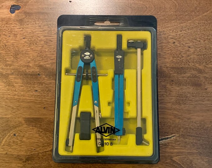 Vintage Set of Alvin Drafting Tools - Q-410-B - Made in West Germany ...