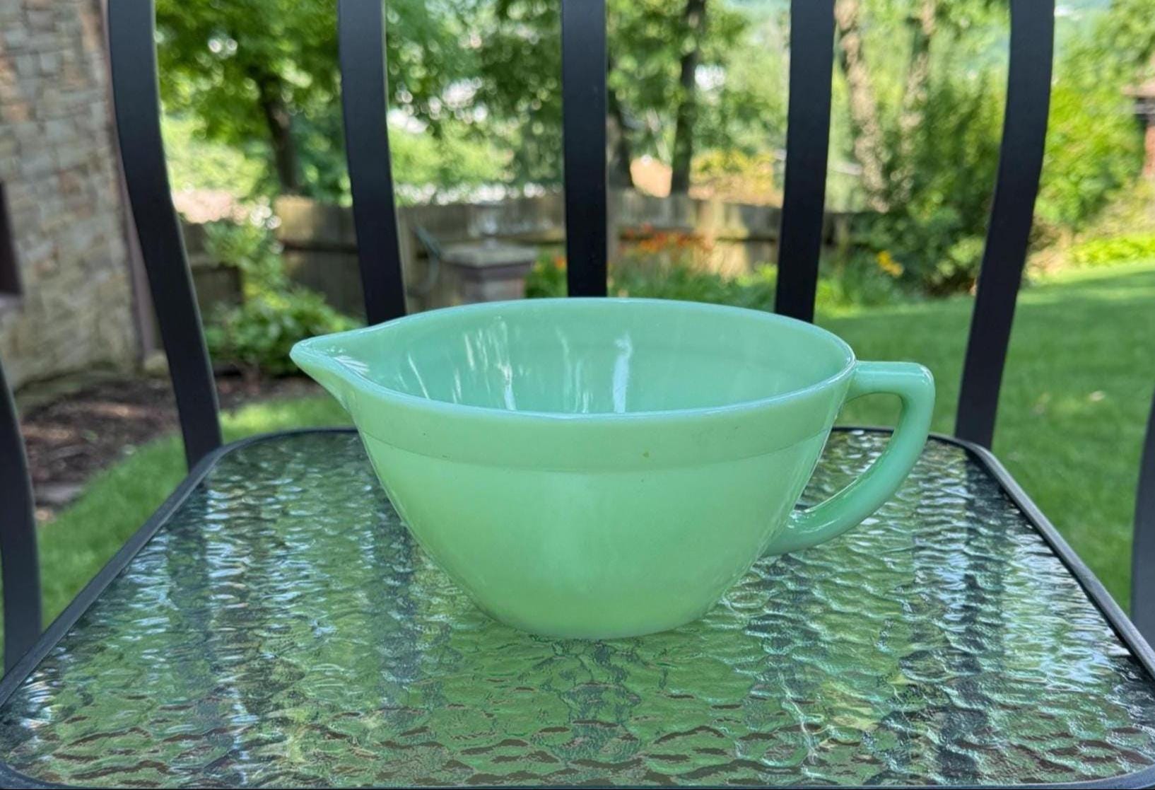 Fire King Jadeite Batter Bowl - Etsy