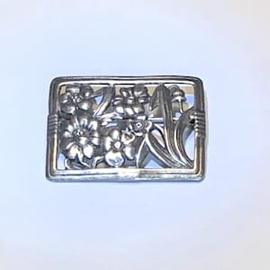 Vintage Sterling Silver Floral Pin/Brooch - Excellent Condition