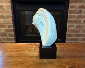 Stargazer Sculpture of a Woman's Head by David Fisher for Stargazer Sculpture of a Woman's Head by David Fisher for