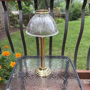 Vintage Retired Tall PartyLite Gaslight Candle Lamp #P0472 - Excellent Condition