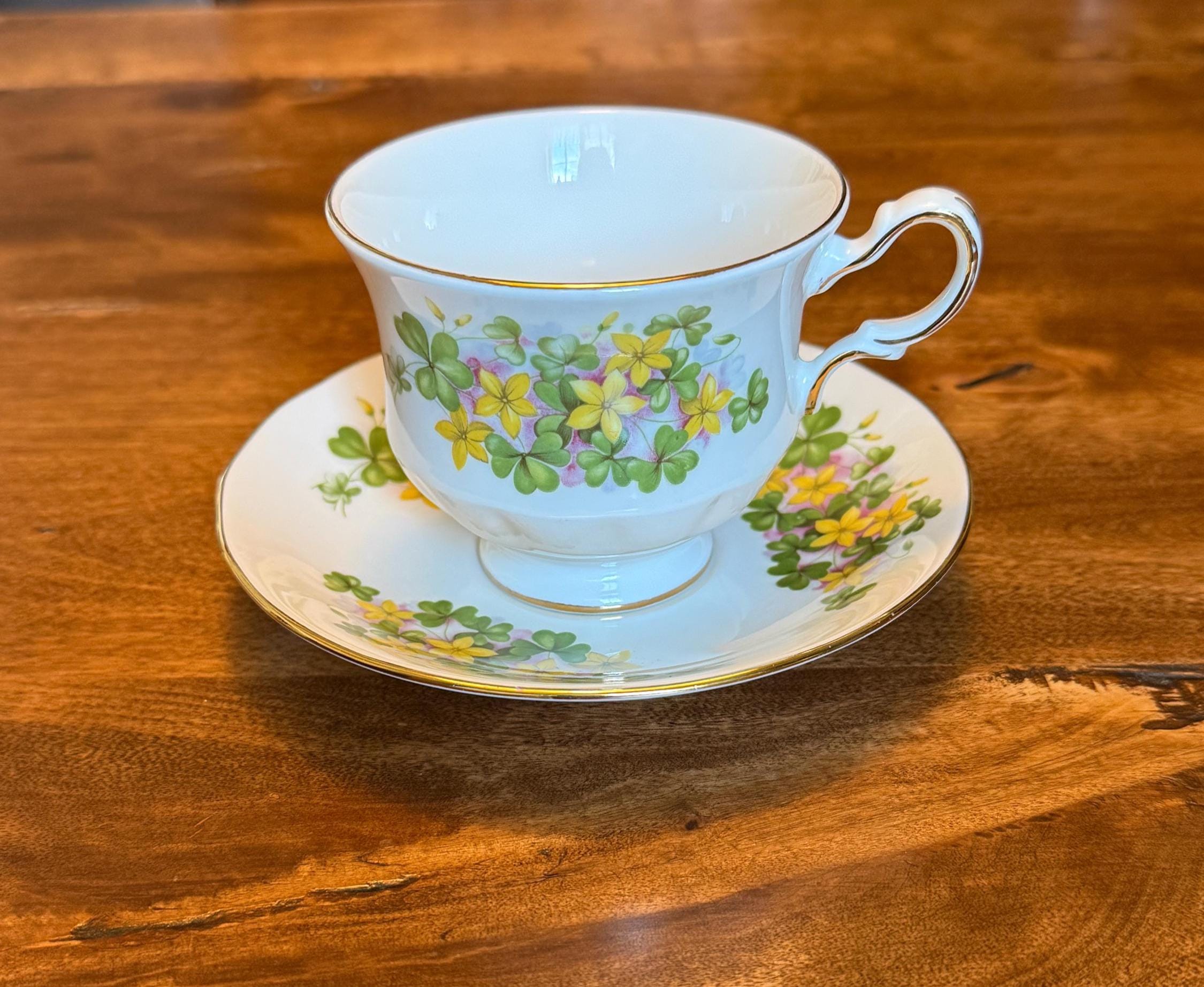Clover Bone China Tea Set - Etsy
