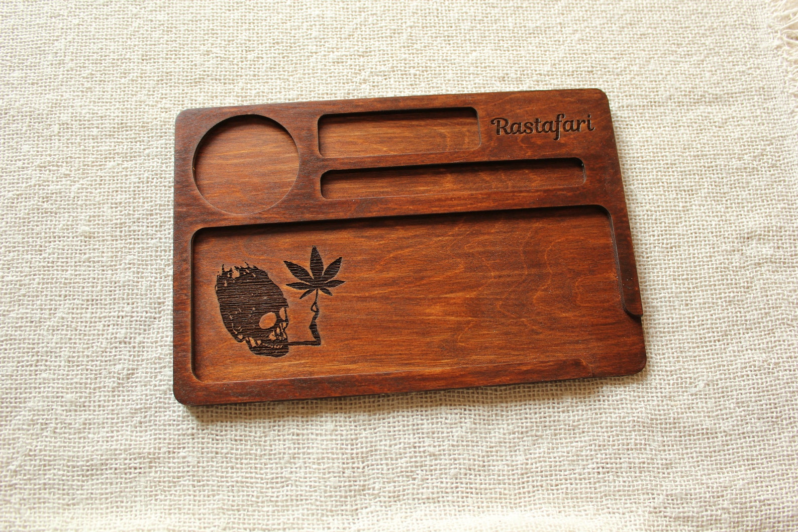 Rolling tray set for men Custom rolling tray Wooden Etsy