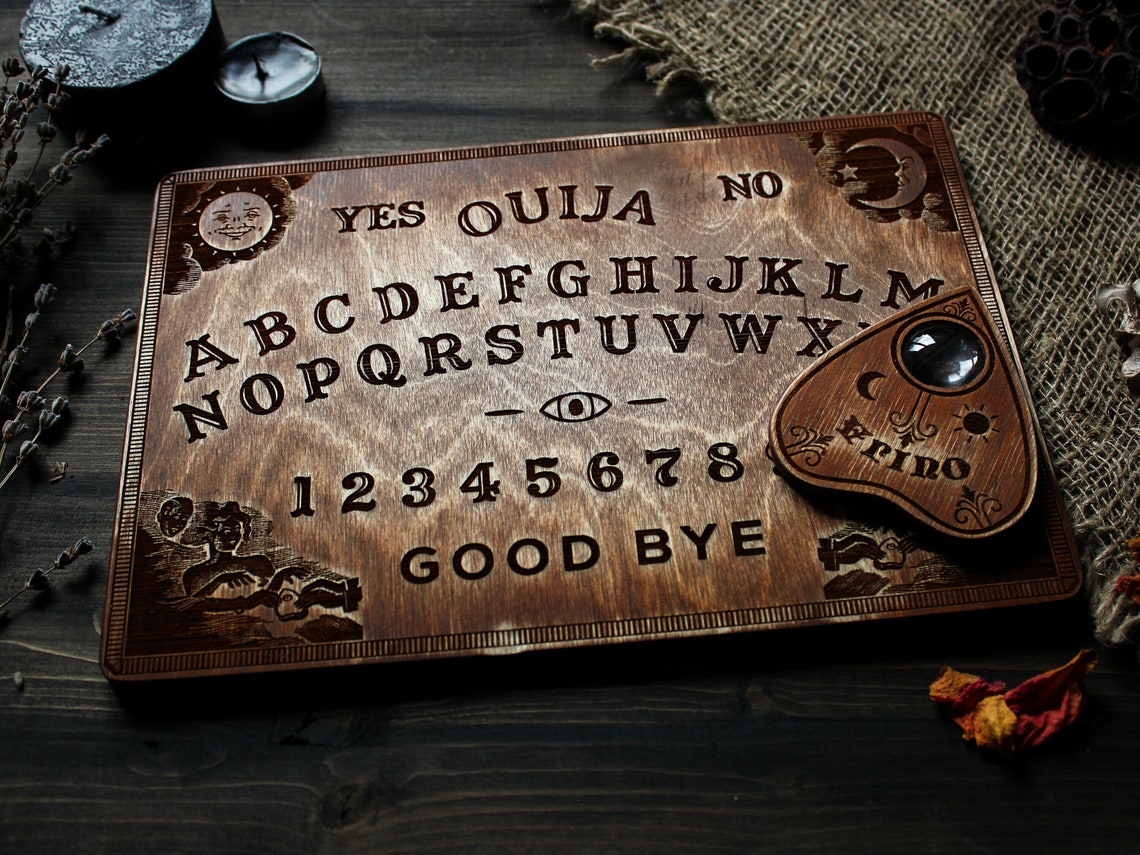 Ouija board vintage classic Spirit board Ouija planchette Etsy