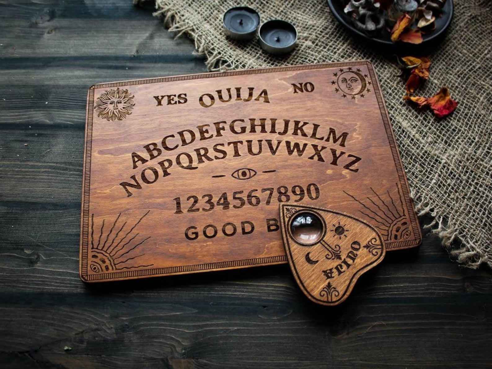 Ouija board spirit board wooden ouija board Etsy