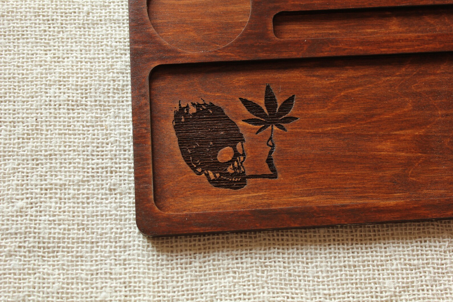 Rolling tray set for men Custom rolling tray Wooden Etsy