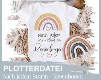 Baby plotter file rainbow SVG DXF PNG JpG birth