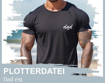 Dad est plotter file SVG DXF PnG JPG