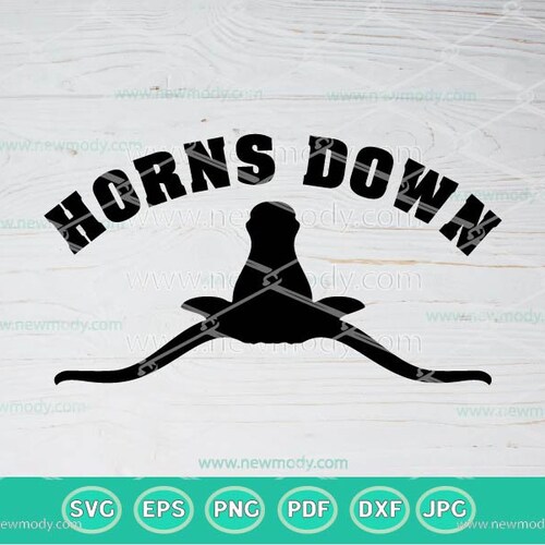 Horns Down Svg Cut Files Horns Down PNG for Sublimation Etsy