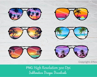 Sunset Glasses Png - Etsy Sunset Glasses Png - Etsy
