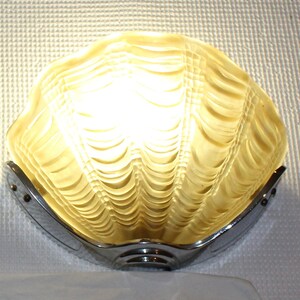 Art deco clam shell wall lights sale