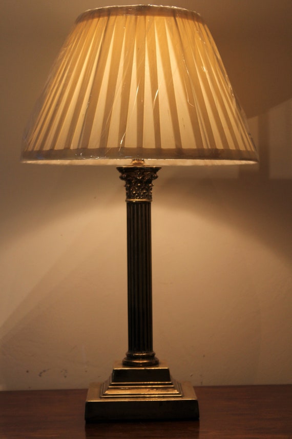 cream lampshade for table lamp