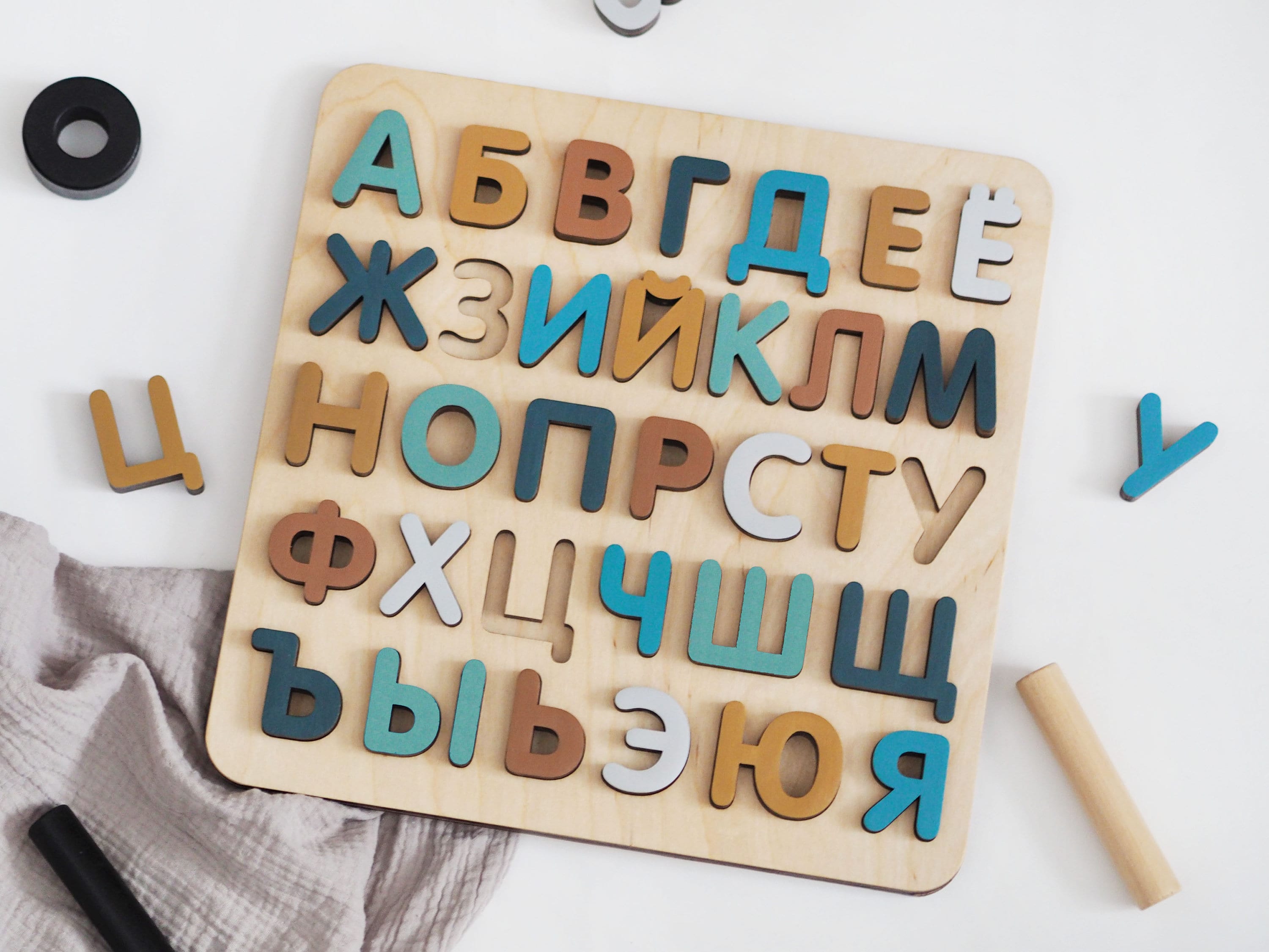 Деревянный Алфавит Для Детей Купить