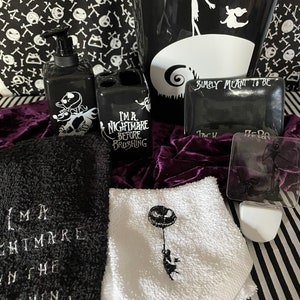 Nightmare Before Christmas Bathroom Accesories - Etsy