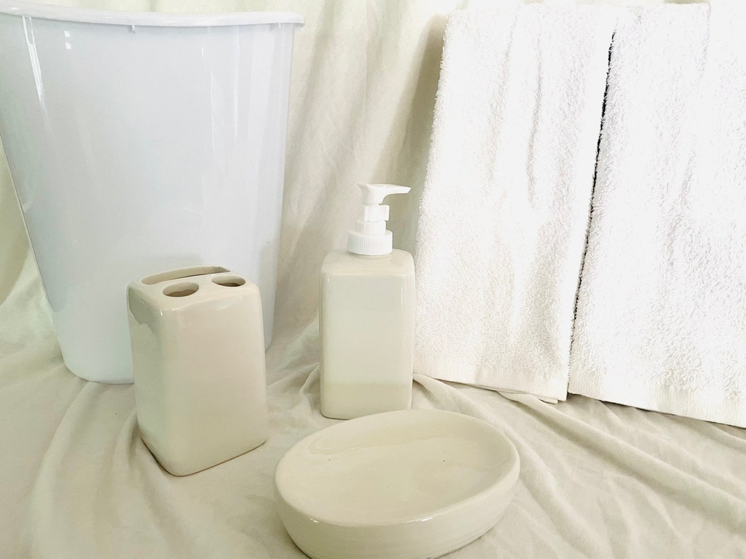 Custom Bathroom Accessories Set Etsy UK