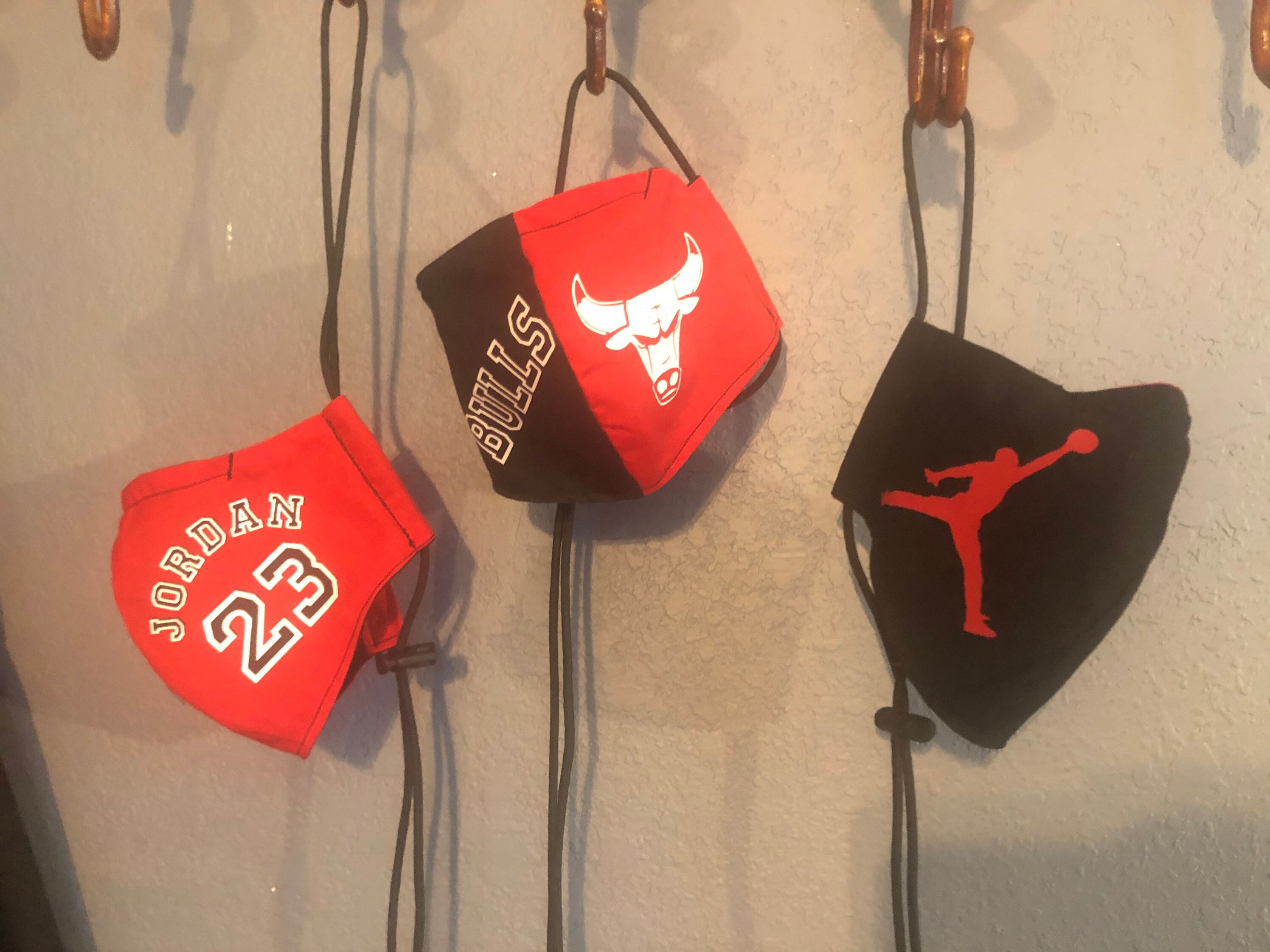 Hand Made Black Michael Jordan Inspired Face Mask. 4 Sizes Etsy