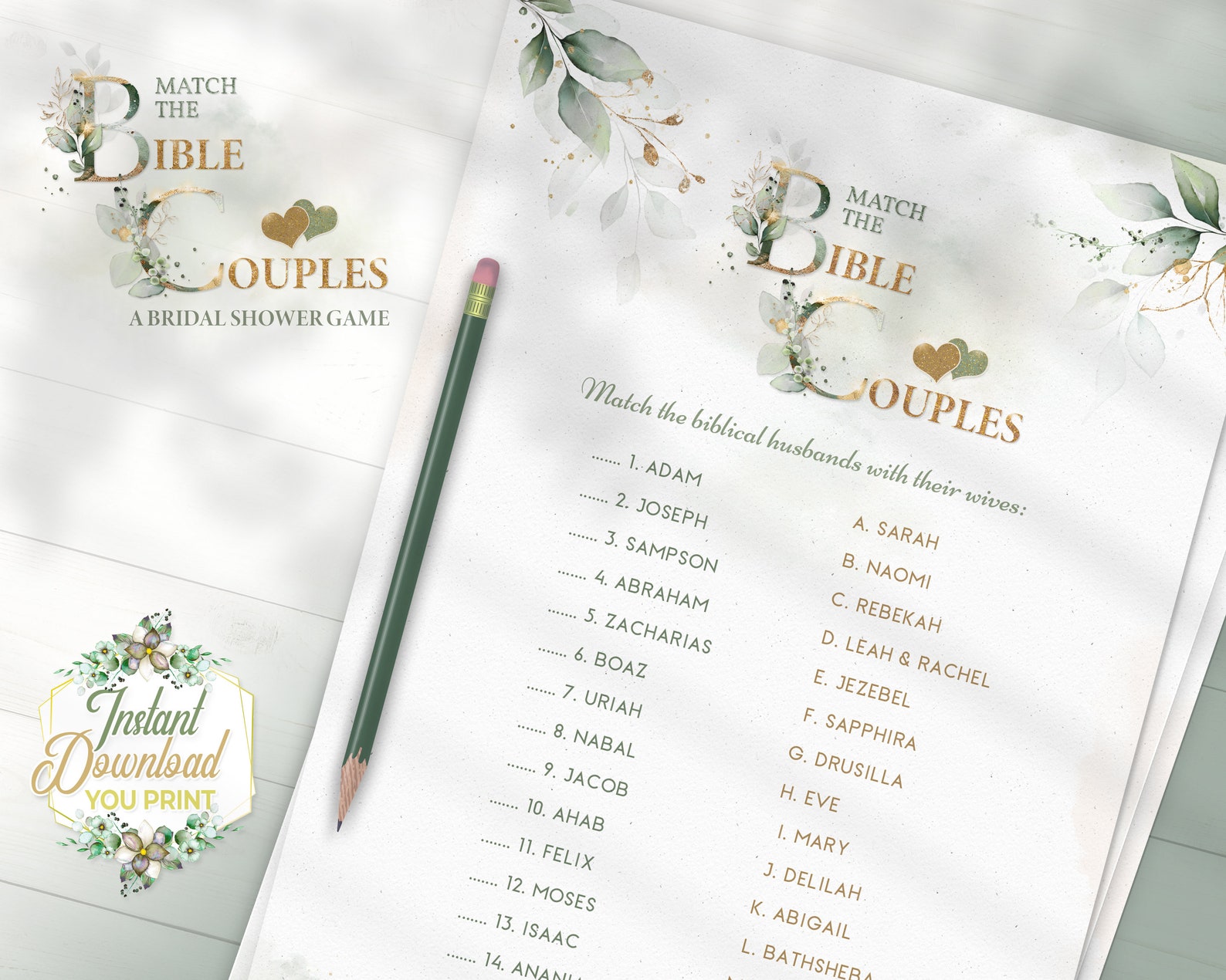 Bible Couples Quiz Printable Bridal - Il 1588xN.3028845132 Ctm8 