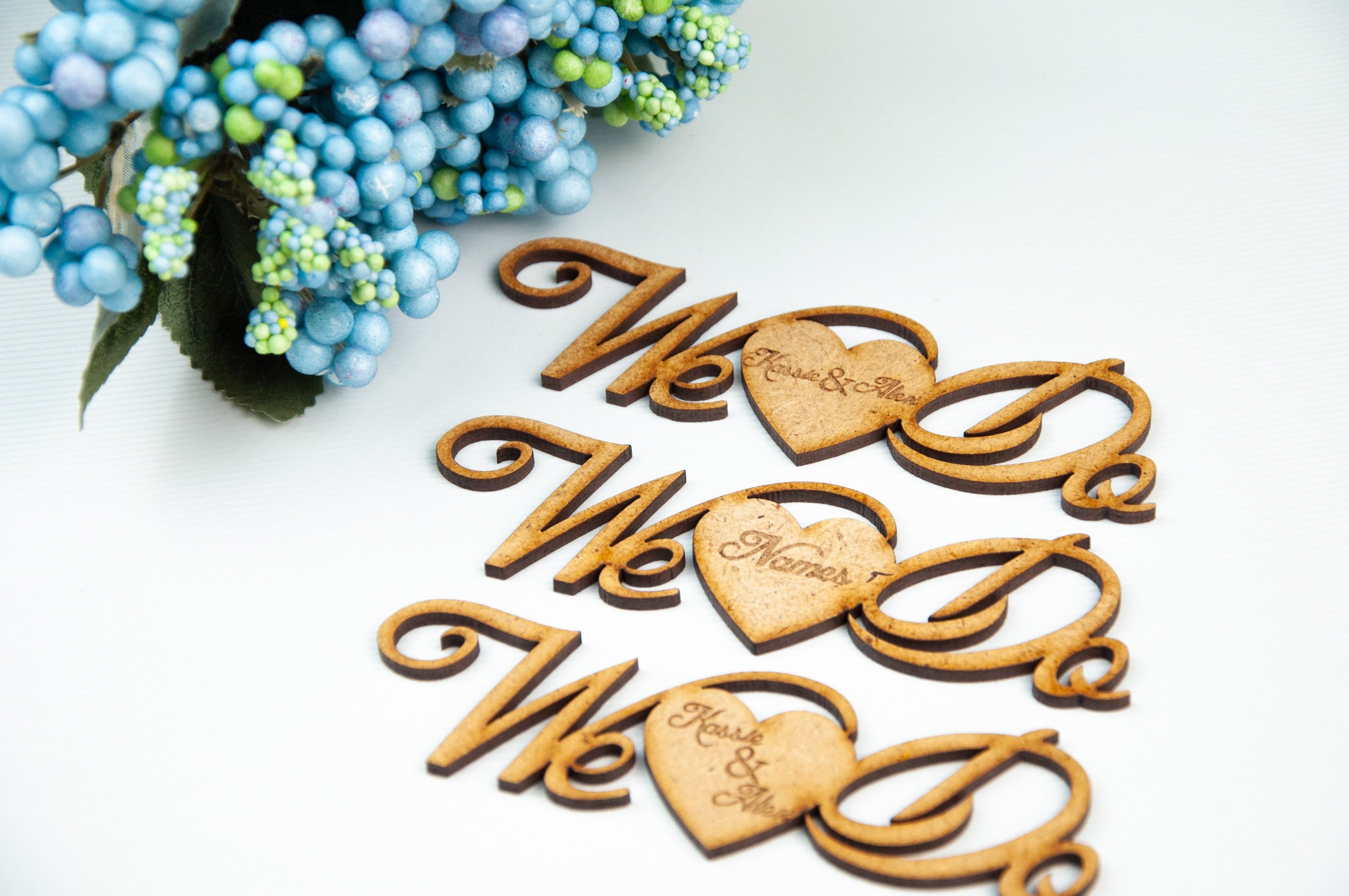 Wooden Laser Cut Names Wedding Place Cards Name Place Settings Etsy