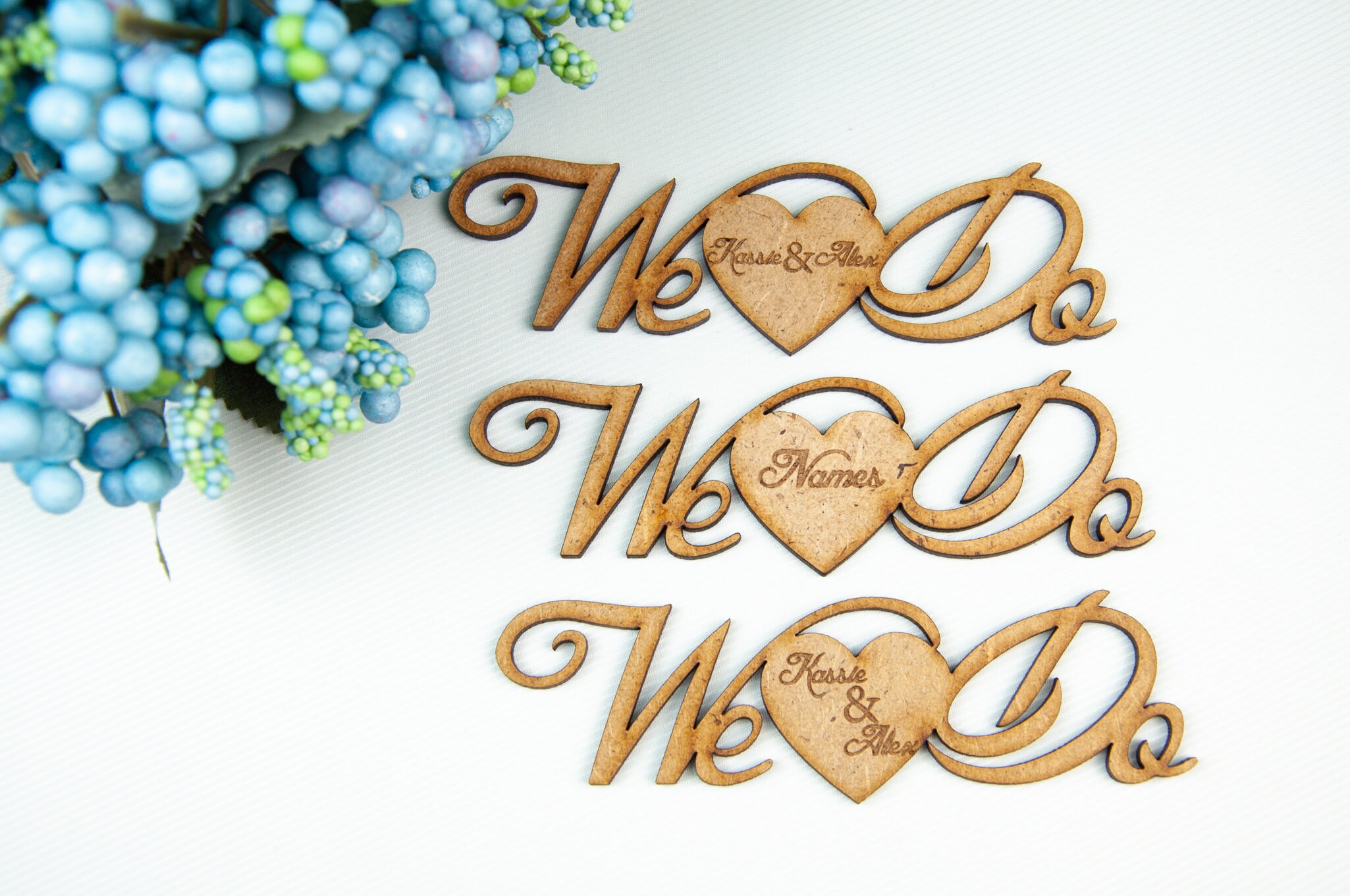 Wooden Laser Cut Names Wedding Place Cards Name Place Settings Etsy