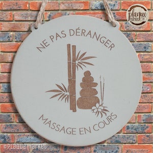 Séance en Cours Plaque de Porte, Calme s'il vous plaît, Ne pas déranger, Panneau de yoga, Traitment en cours, Pancarte pour le thérapeute image 6