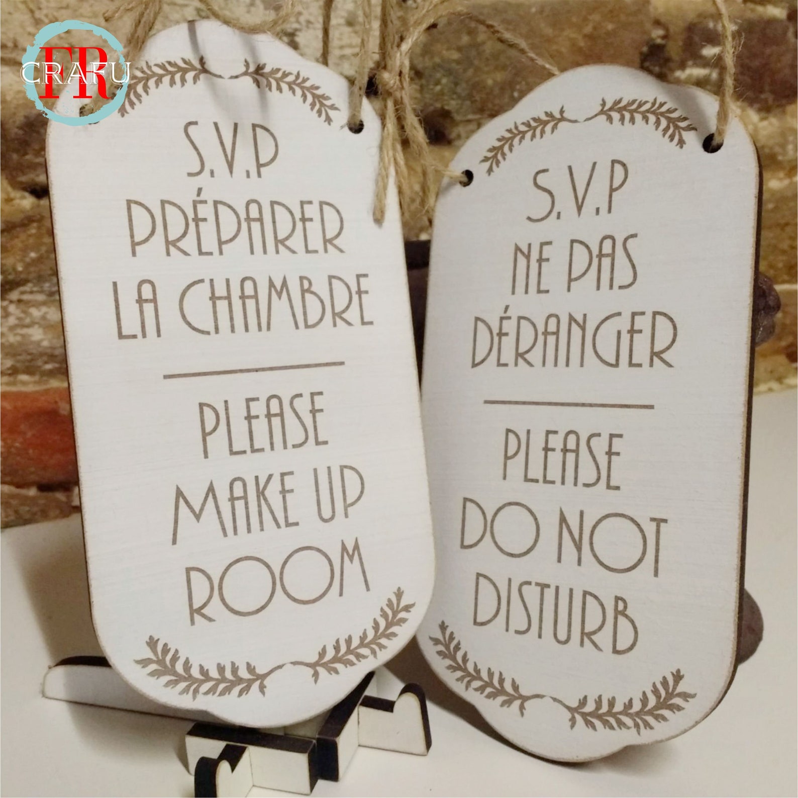 Panneau de porte NE PAS DÉRANGER Accrocheporte d
