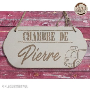 Targa per porta con NOME, Targa in legno personalizzata per porta, Decorazione murale, Targa per cameretta bambini/neonati, Targa da appendere, Regalo