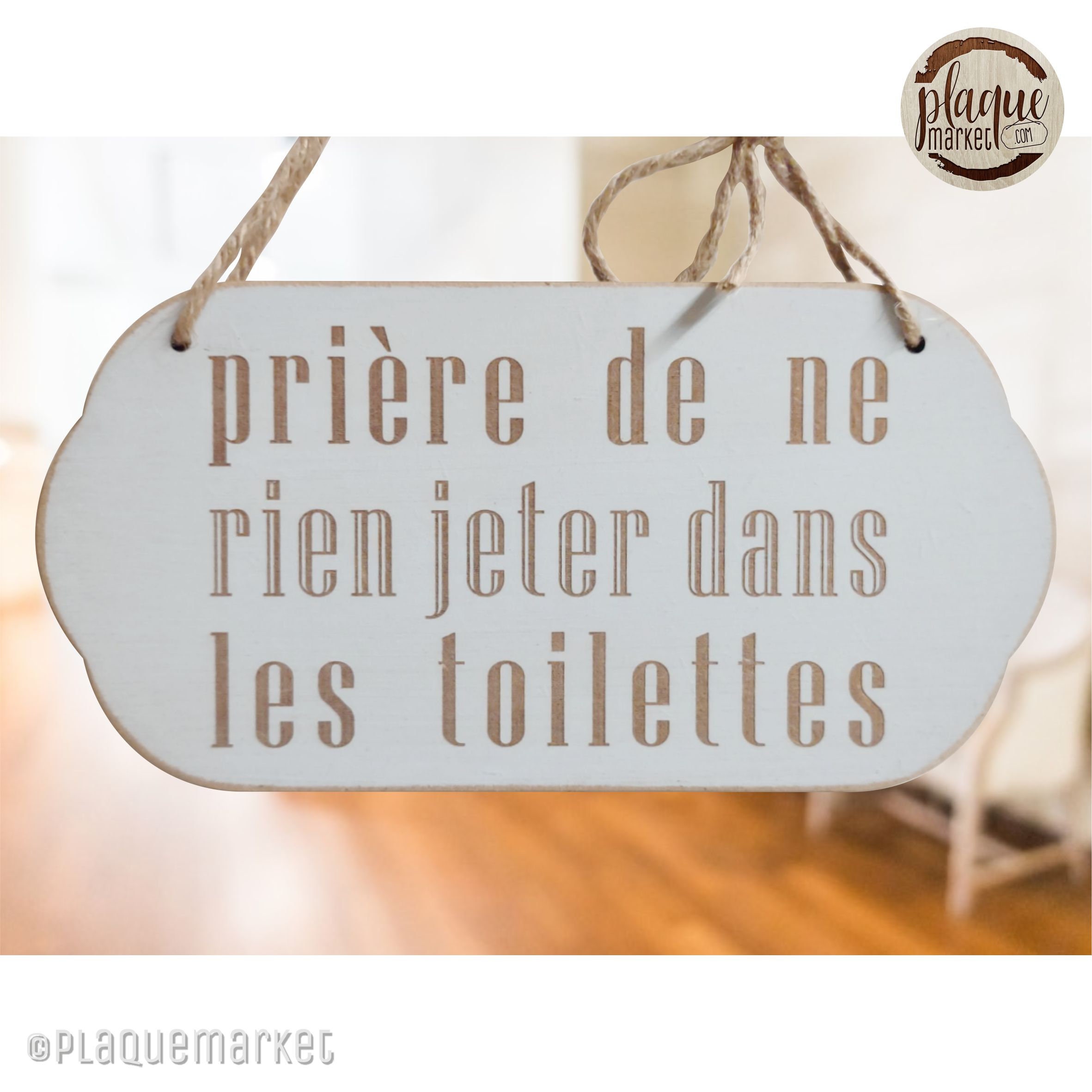 Ne Rien Jeter Dans Les Toilettes Humour Panneau toilettes - Etsy France