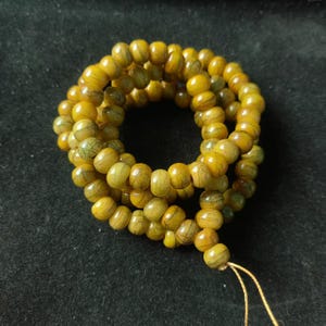 Tibet nepal natural Yak Bone Prayer Beads Mala Nepal Buddhist Yak Bone Vintage Mala Tibetan Necklace Meditation beads Pendant amulet gift