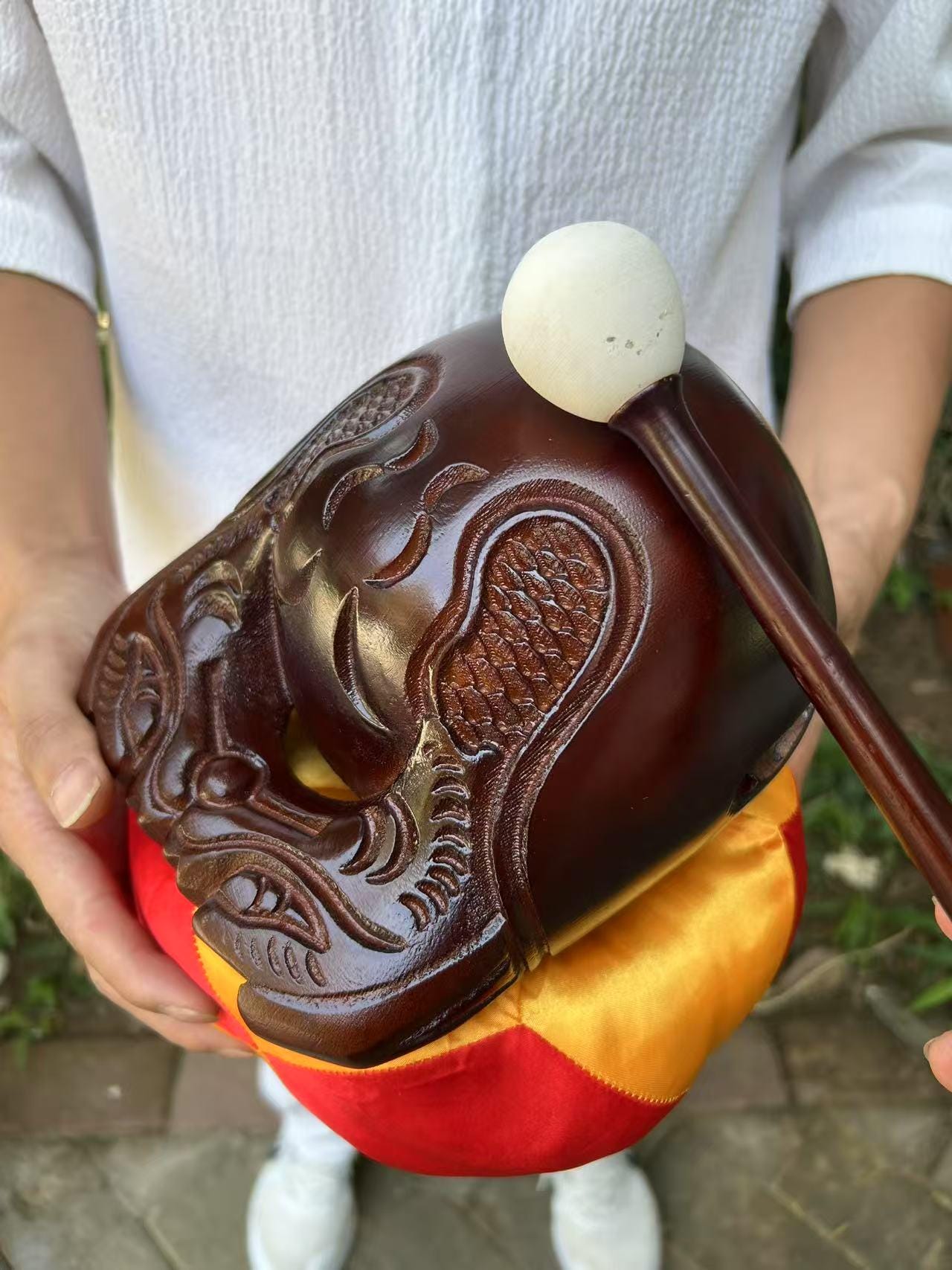 Japanese Wooden Muyu Drum, Buddhist Monk Instrument, Altar Decor - Etsy ...