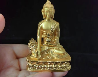 銅合金、金メッキ、ネパール仏像、禅の装飾用、釈迦牟尼仏画、弥勒菩薩