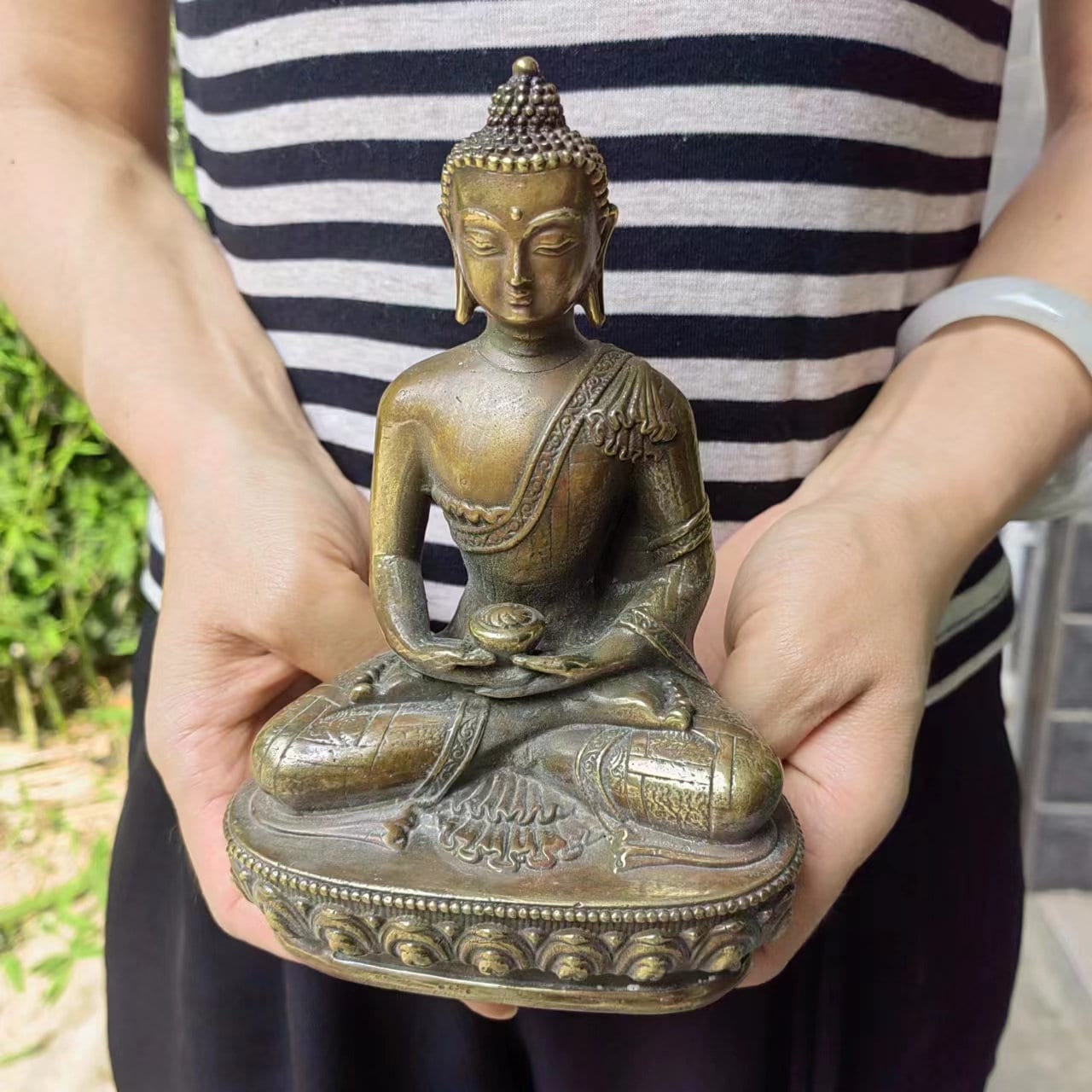 天然水晶，雕刻，チベット，仏教，インテリア，アクセサリー，925，銀 