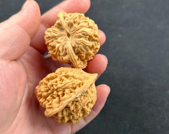 Natural Paired Walnut Hand Play Collectible Pf983