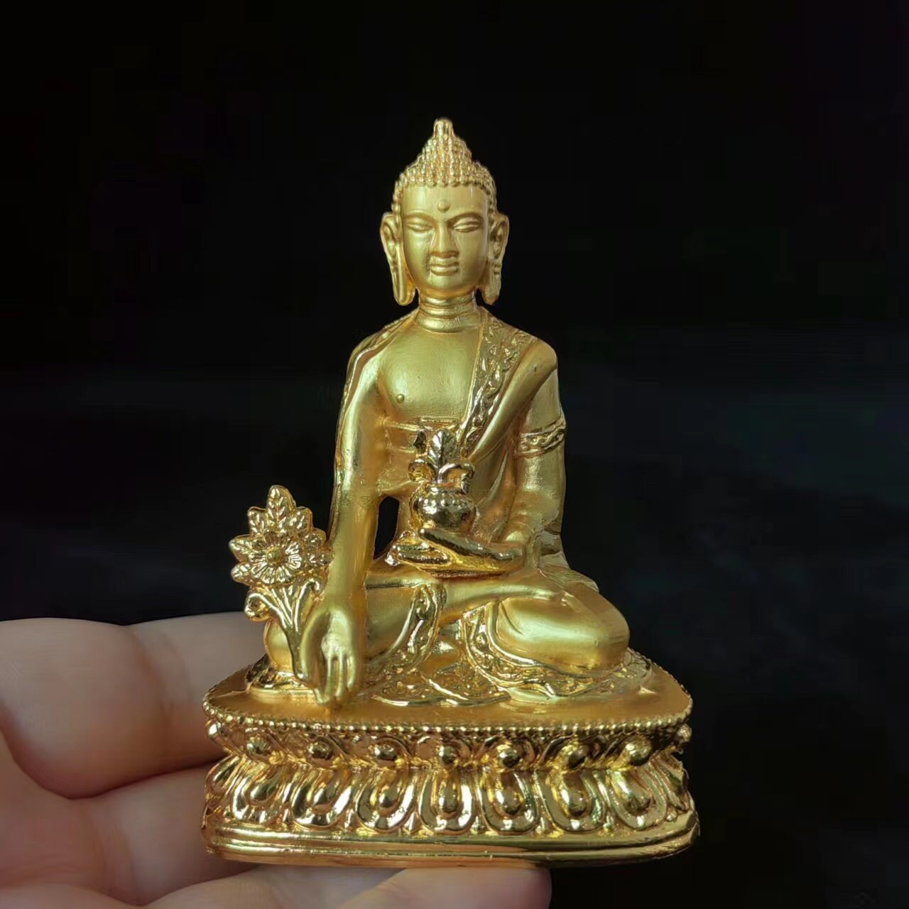 銅合金、金メッキ、ネパール仏像、禅の装飾用、釈迦牟尼仏画、弥勒菩薩