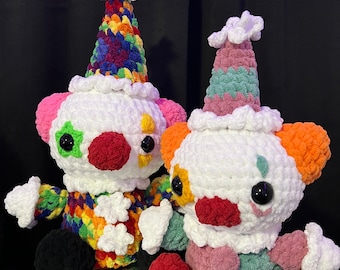 Crochet Clown Plush | Clown plush | Clown Stuffy