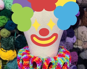 Clown Ruffle | Crochet Clown Ruffle | Clown Collar