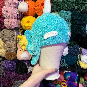 Custom crochet beanie