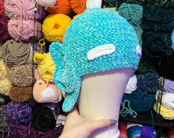 Custom crochet beanie